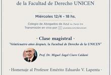 24º Aniversario del Inicio de Clases de la Facultad de Derecho