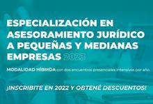 Facultad de Derecho inscribe en Especialización en asesoramiento jurídico a pymes