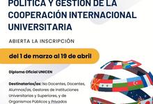 Abre inscripción para la Diplomatura en Cooperación Internacional
