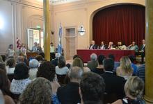 Unicen nombró profesores eméritos a Huarte y Cagliolo