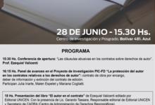 Jornadas sobre Derechos de autor y contratos