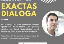 Análisis químico con láser, en el ciclo Exactas Dialoga
