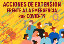 Nueva convocatoria a acciones de extensión frente a la pandemia