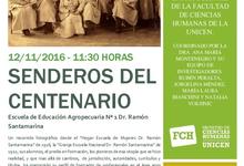 Presentación del Sendero del Centenario en Escuela Granja