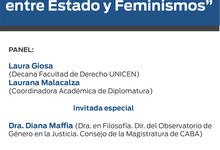 Dra. Maffia en jornada "Debates y tensiones entre Estado y feminismos"