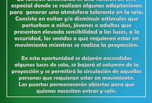 Función distendida en sala INCAA, coorganizada con  ATUNCPBA