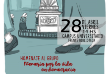 Esta tarde, homenaje a “Memoria por la Vida en Democracia"