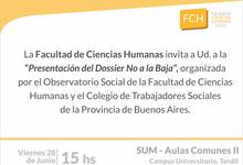 Presentaciones de libro y dossier auspiciados desde Ciencias Humanas