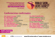Encuentro Latinoamericano y Congreso Nacional de Trabajo Social