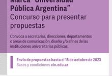 Concurso para la marca "Universidad Pública Argentina"
