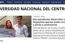 Medios nacionales destacan nuevo desarrollo de estudiantes de Exactas