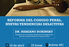Jornada Reforma del Código Penal: Nuevas Tendencias Delictivas