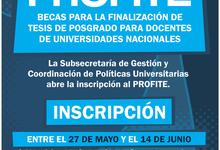 Se prorroga inscripción de becas de postgrado para docentes