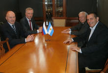 Rector se reunió con representantes del Embajador de Rusia
