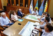 Autoridades de Rectorado se reunieron con el Intendente de Azul