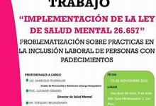 Mesa sobre implementación de ley de salud mental