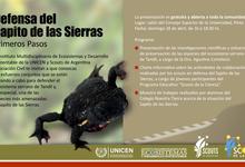 Charla sobre preservación del sapito de las sierras