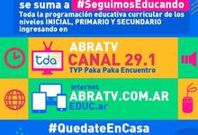 'Seguimos educando', en la pantalla de AbraTV