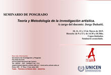 Facultad de Arte inscribe en seminario de investigación artística