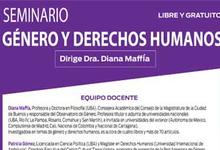 Seminario sobre Género y DDHH dirigido por Maffía