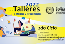 Secretaría de Extensión anuncia nuevo ciclo de talleres abiertos