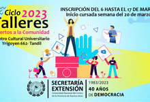 Extensión abre inscripción a Talleres Abiertos a la Comunidad