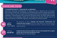 Actividades en Azul, Olavarría y Tandil en este Marzo por la Memoria 2023