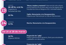 Actividades en Azul, Olavarría y Tandil en este Marzo por la Memoria 2023