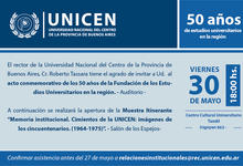 HOY: acto por 50 años fundación de Estudios Universitarios en la región