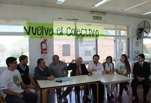 Firma de acuerdo e inicio del transporte hacia el campus en Azul
