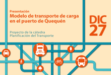 Alumnos presentan modelo del transporte de carga de puerto