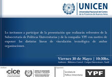 SPU e YPF presentan líneas de vinculación tecnológica